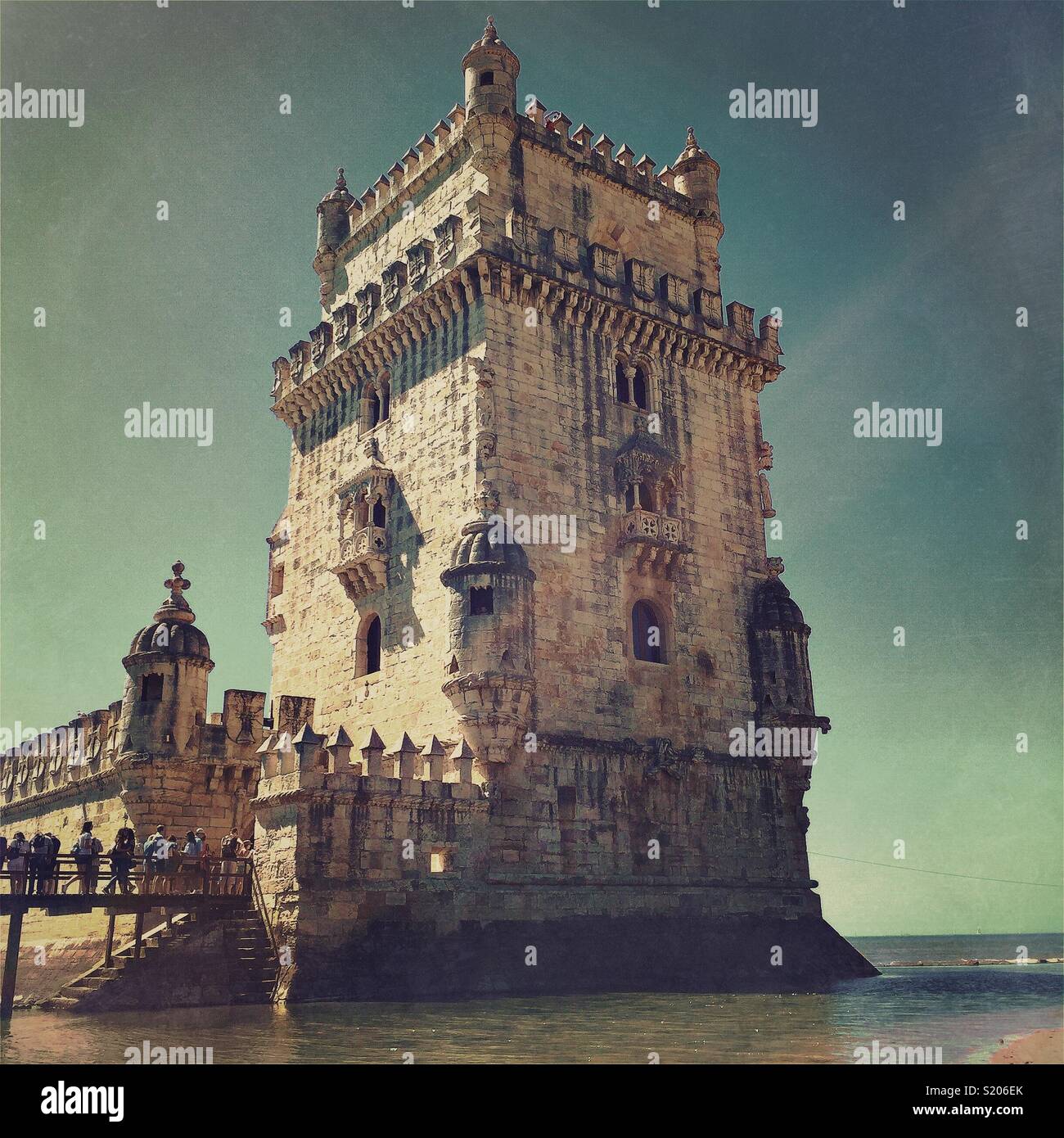 Belém Tower, Lisbon, Portugal - Smartphone Captured Stock Image