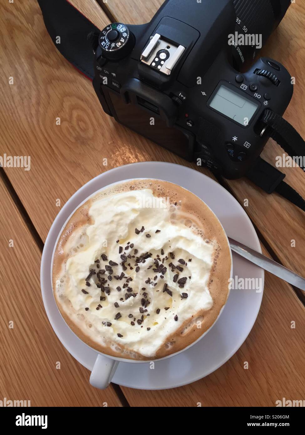 Coffee and camera Stock Photo Alamy