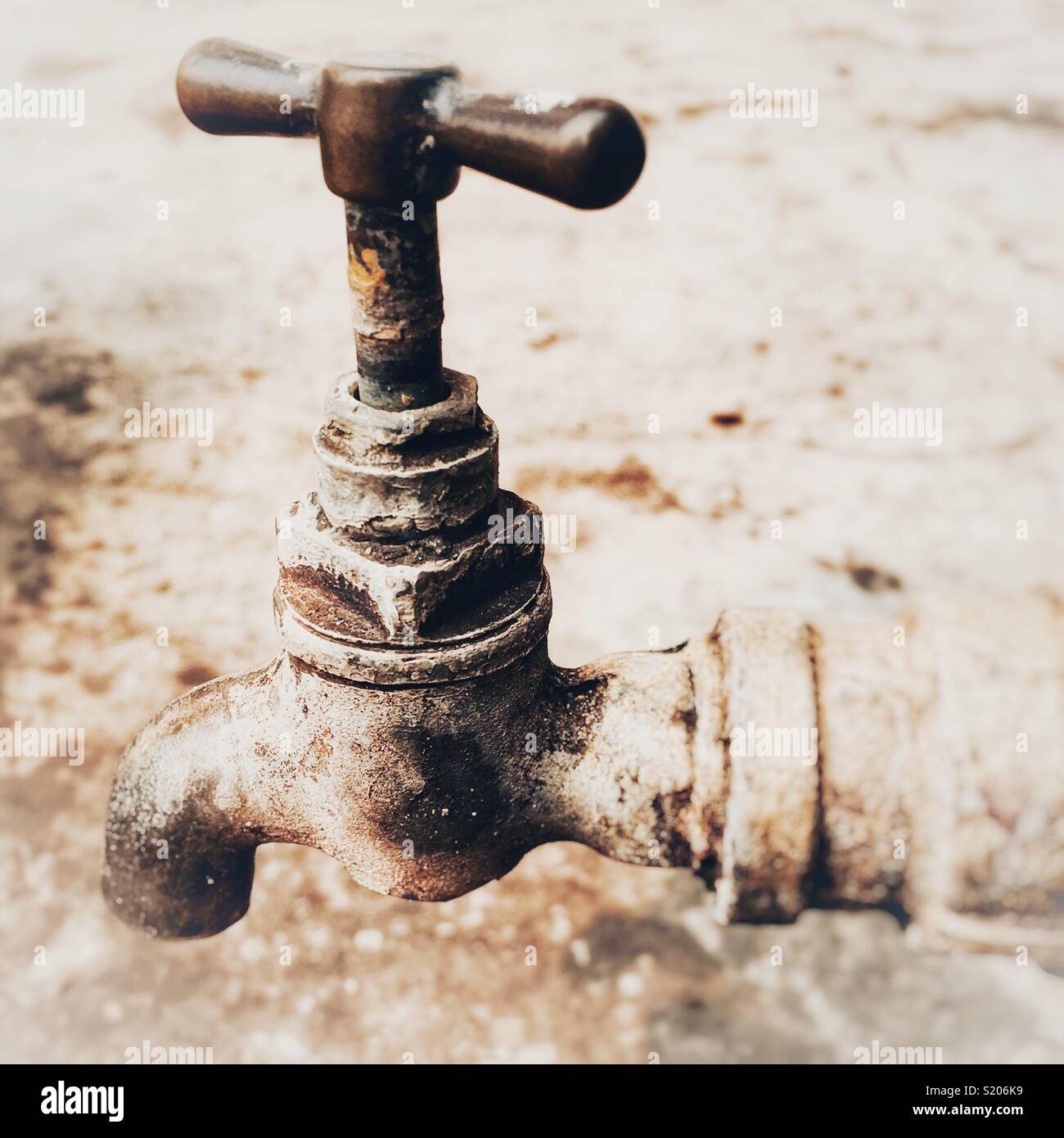 Water issues - Smartphone Captured Stock Image