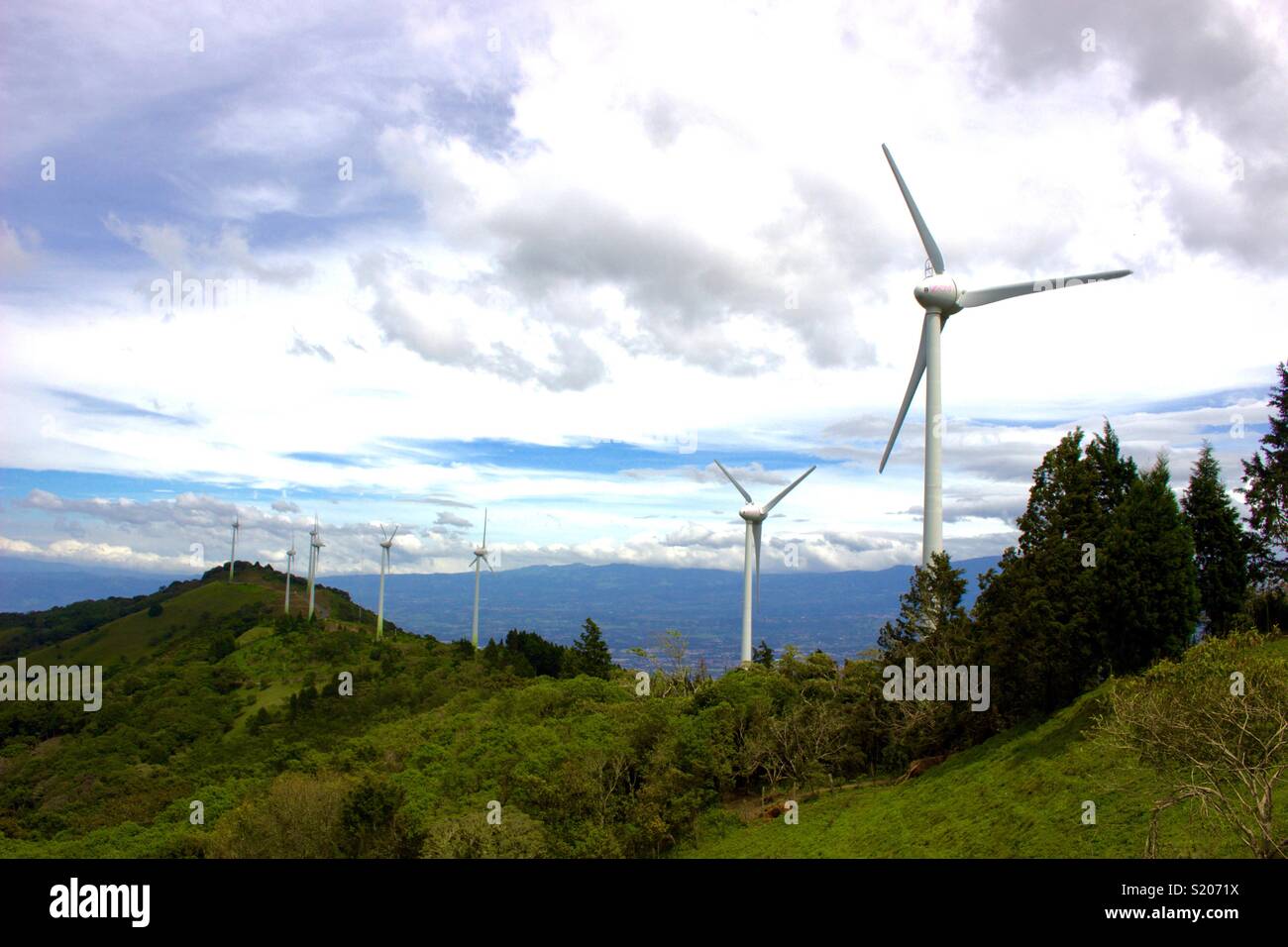 Wind power Stock Photo