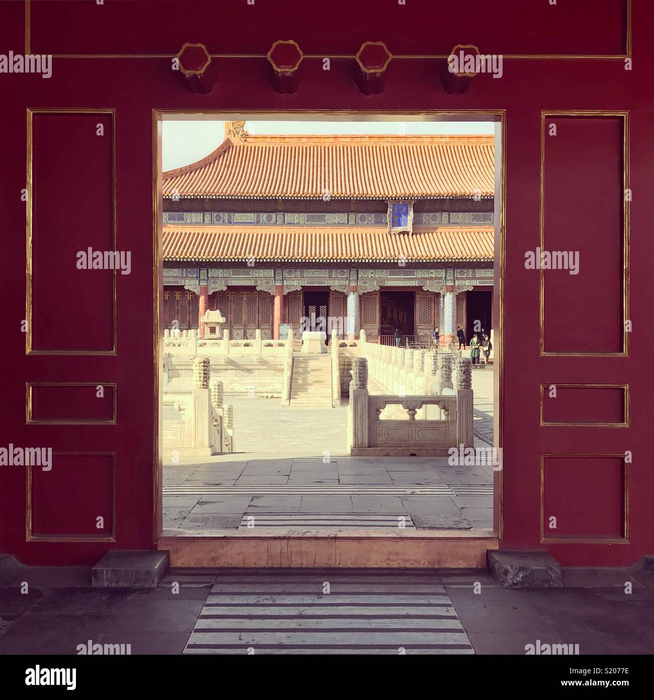 Forbidden City View. - Smartphone Captured Stock Image