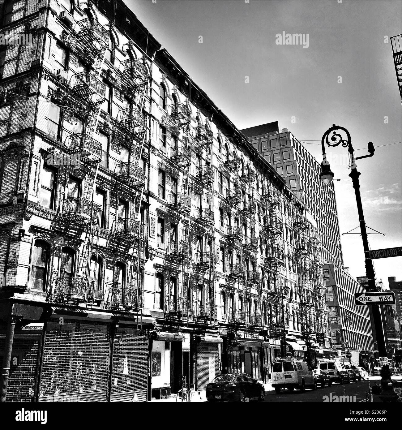Lower East Side New York Stock Photo