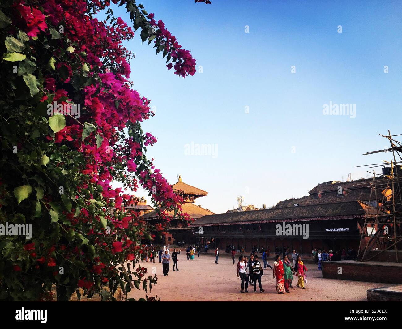 Durbar Square, Bhaktapur, Nepal - Smartphone Captured Stock Image