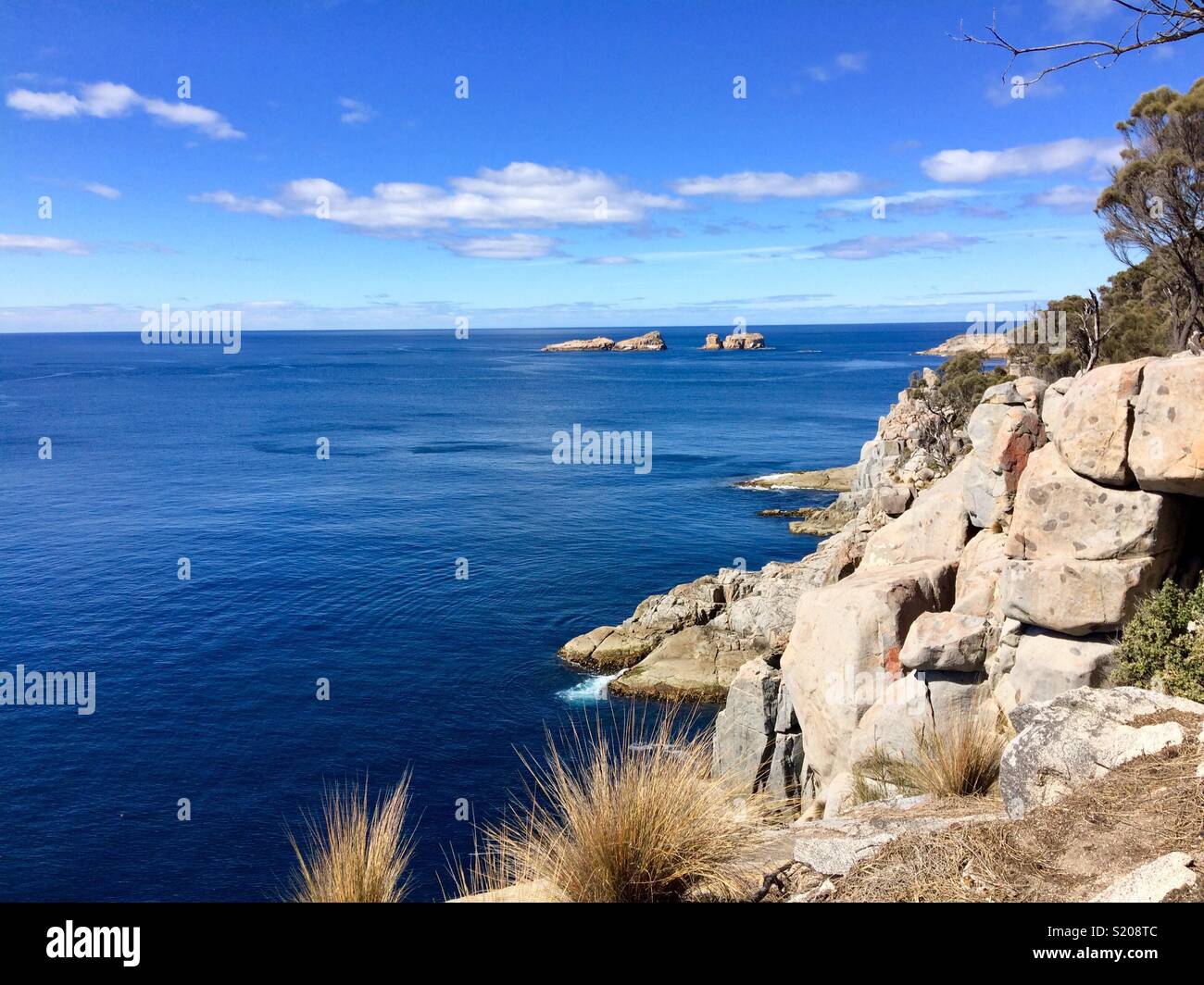 Tasmania, Australia cliff top lookout Stock Photo Alamy