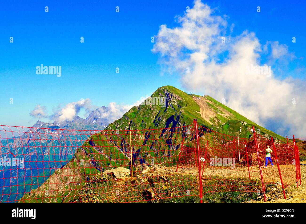 clouds and mountains - Smartphone Captured Stock Image