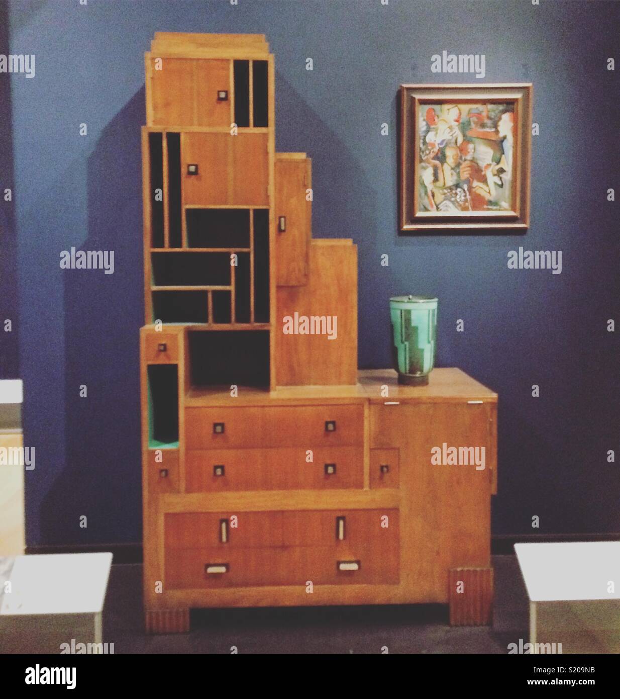 Furniture displayed at the Museum of Fine Arts, Boston, Massachusetts