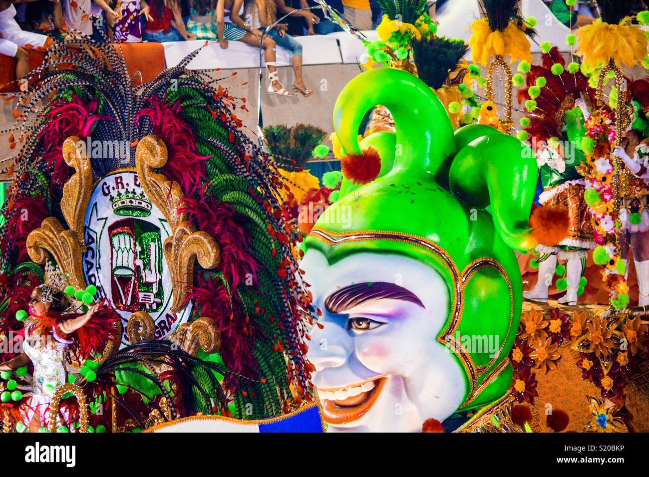 Rio carnival parade - Smartphone Captured Stock Image