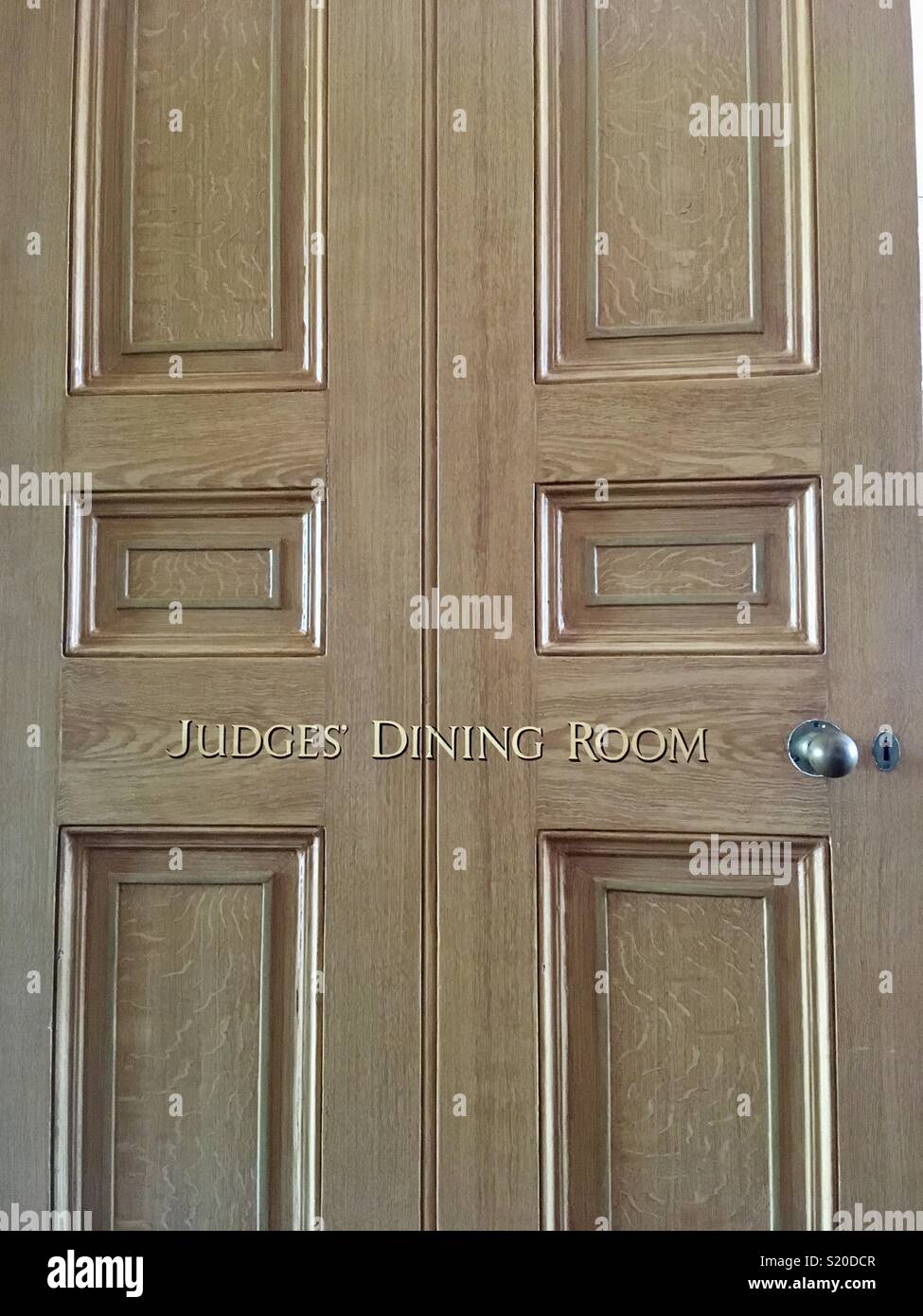 Judges dining room - Smartphone Captured Stock Image