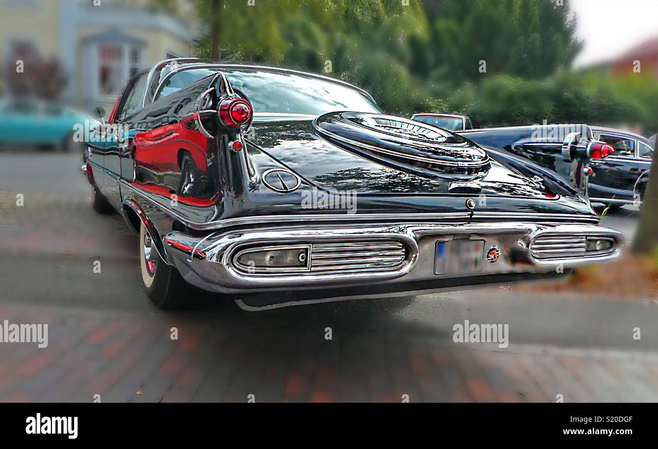 Oldtimer Chrysler Imperial Crown Southampton 1958. - Smartphone Captured Stock Image