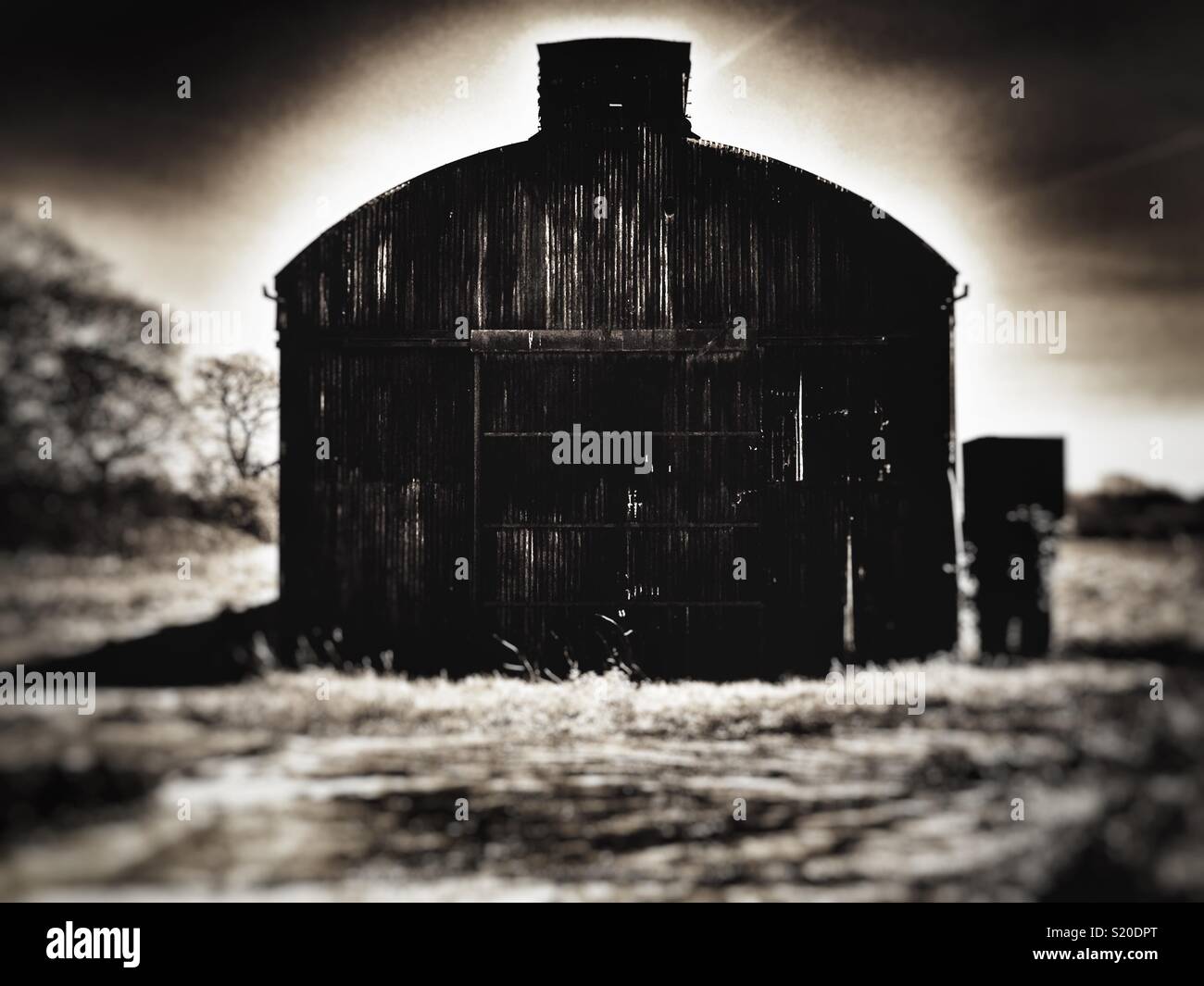 Dutch barn - Smartphone Captured Stock Image