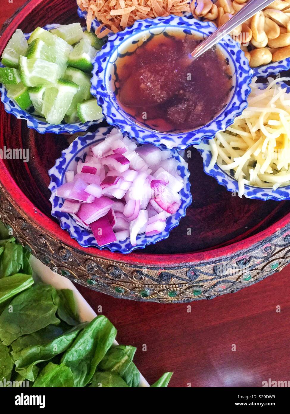 Traditional Thai appetizer - Smartphone Captured Stock Image