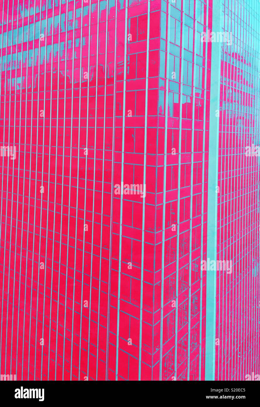 New York skyscraper re-imagined - Smartphone Captured Stock Image