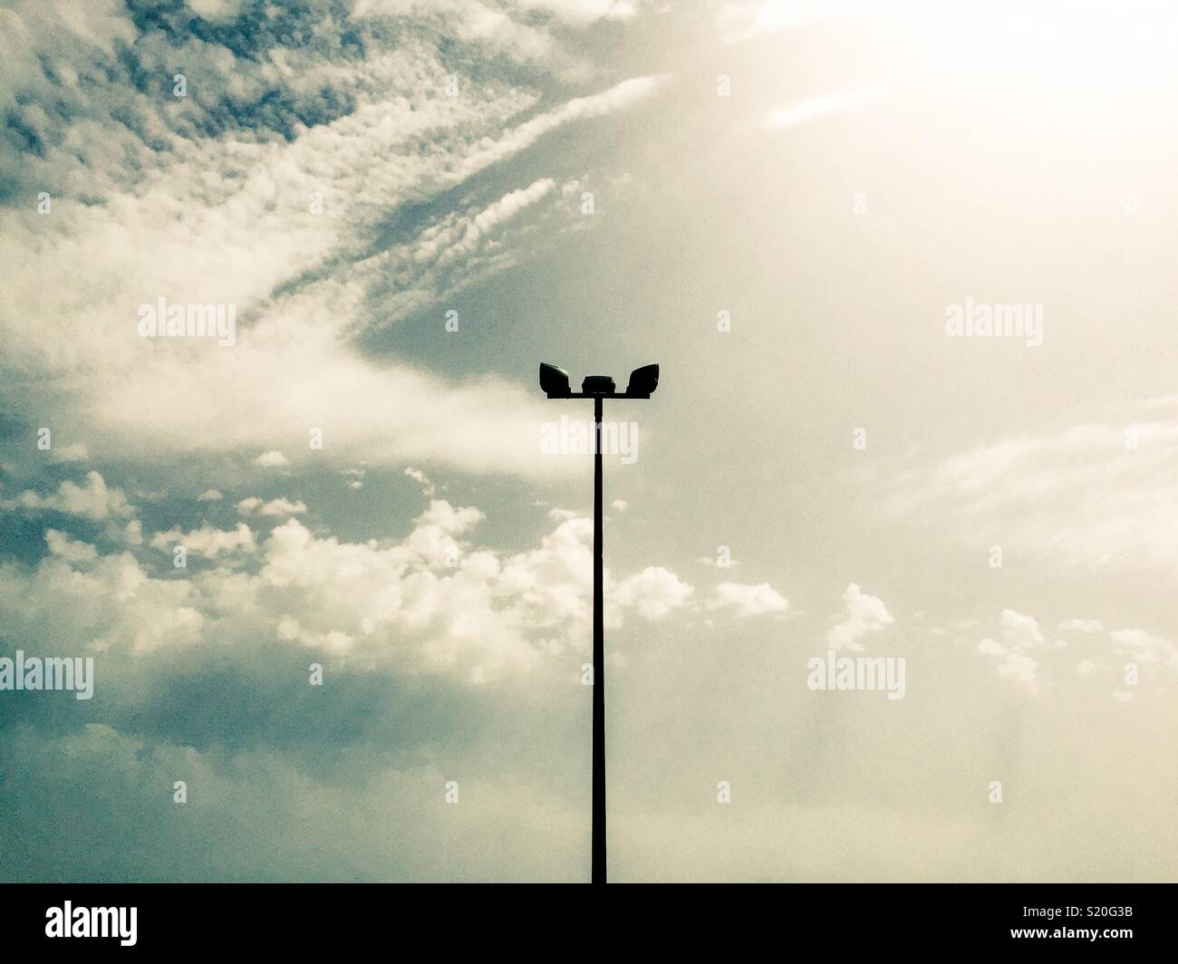 Street lamp silhouette hi-res stock photography and images - Alamy