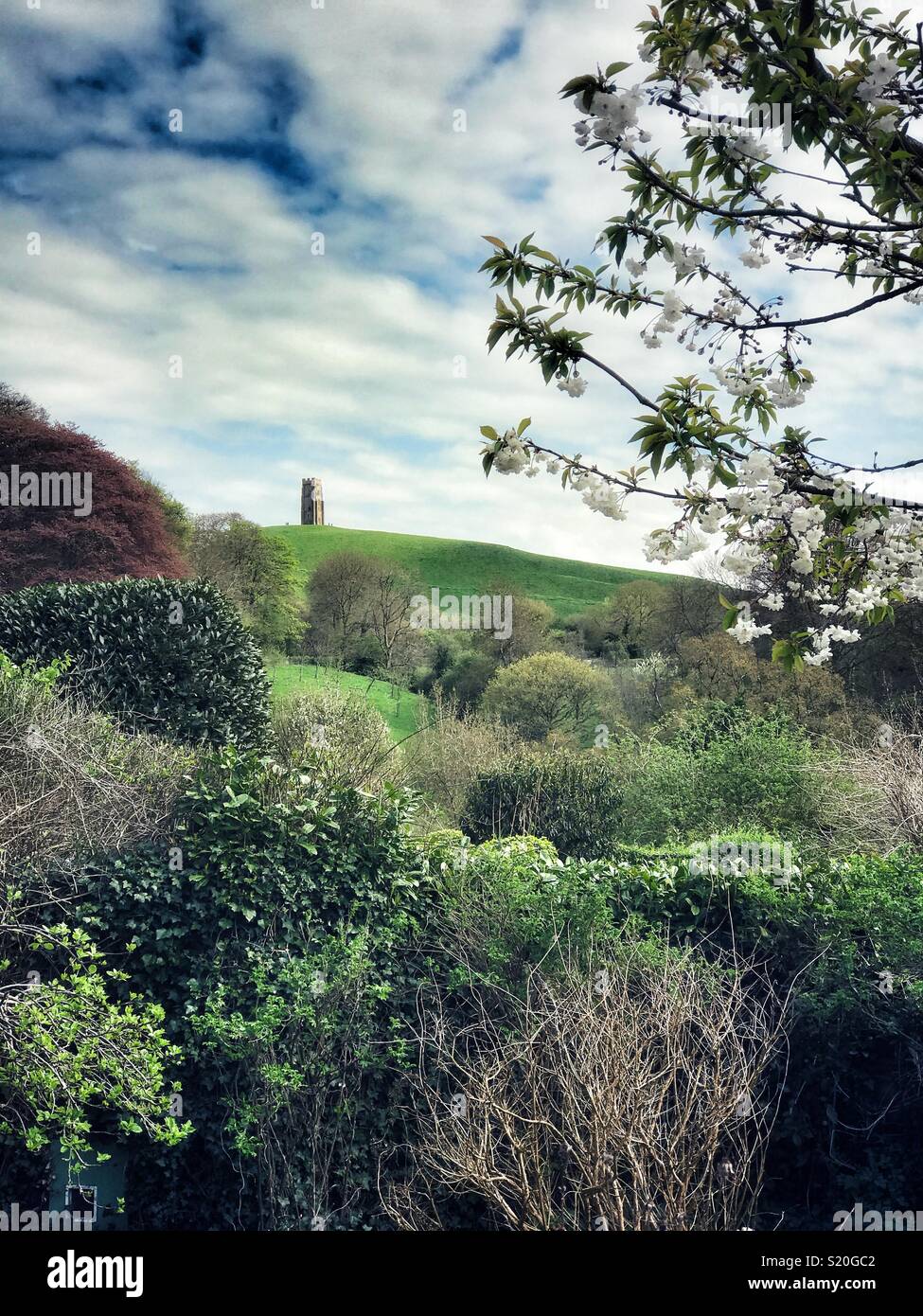Glastonbury Tor, Somerset - Smartphone Captured Stock Image
