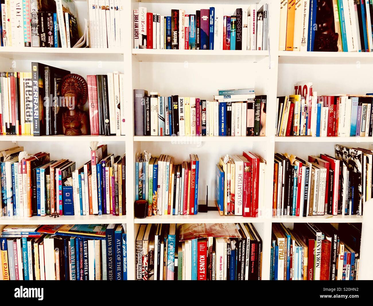 Book Shelf - Smartphone Captured Stock Image