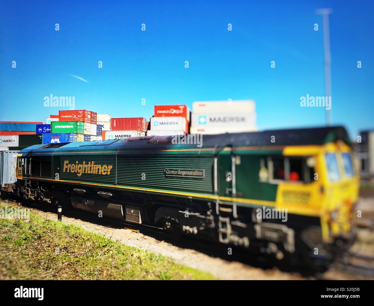 Freightliner - Smartphone Captured Stock Image