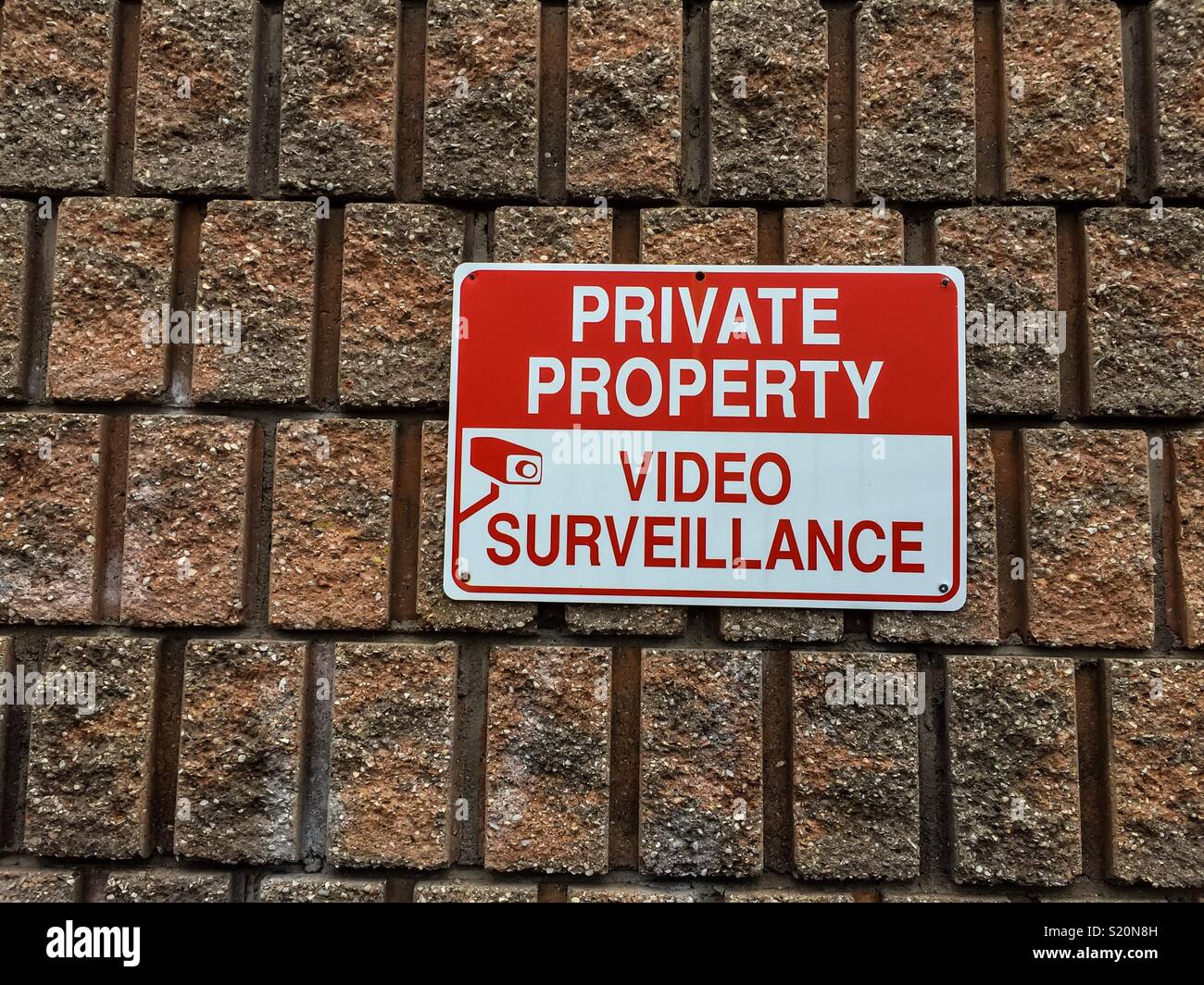 Video surveillance - Smartphone Captured Stock Image