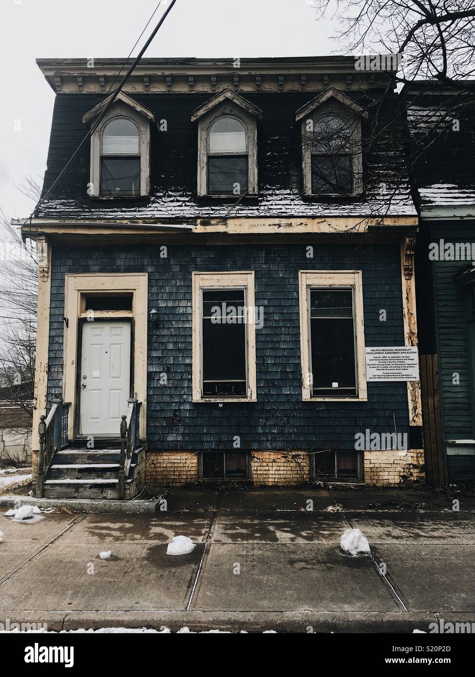 An abandoned victorian home in Halifax, Nova Scotia Stock Photo Alamy