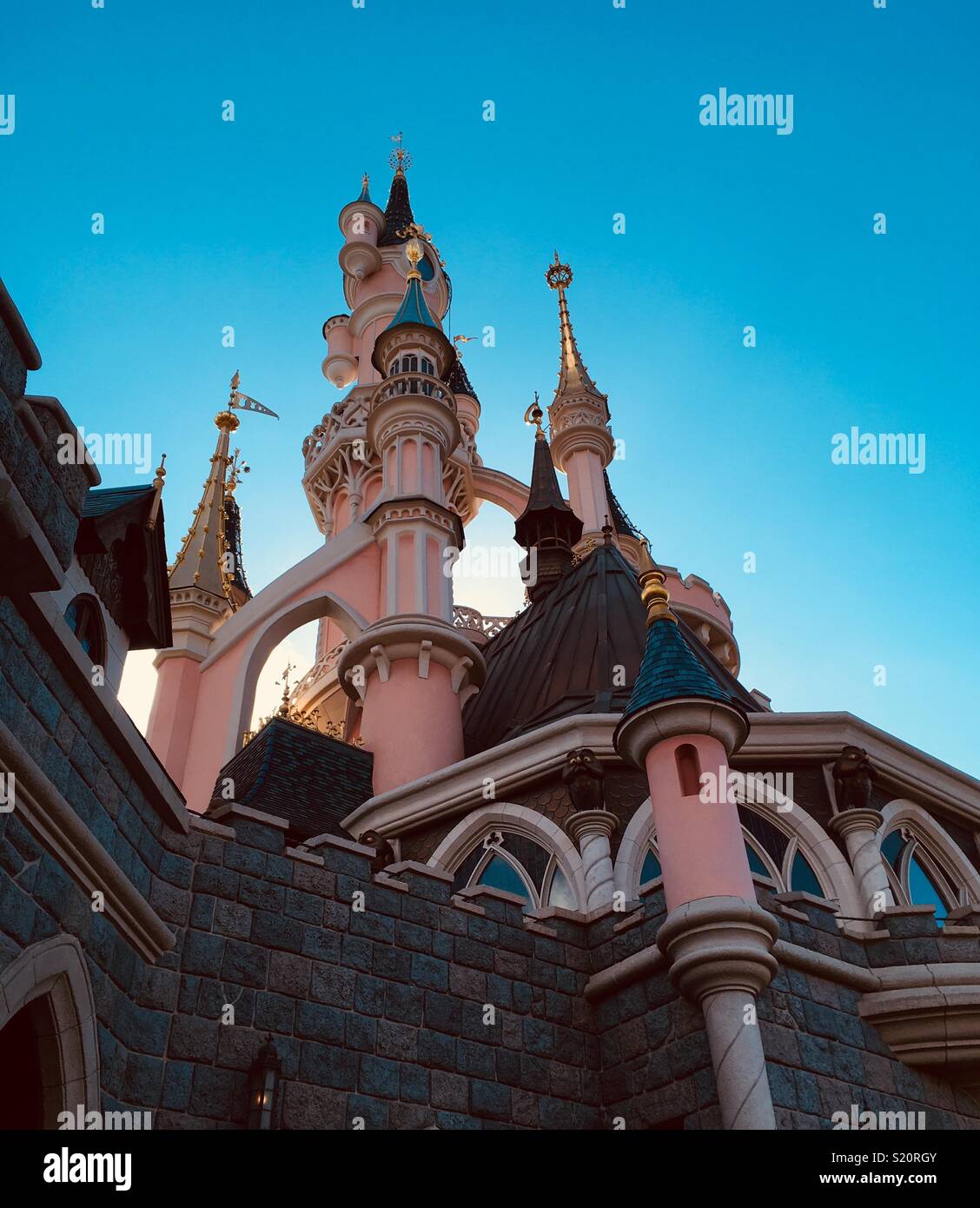 Fairytale castle Stock Photo
