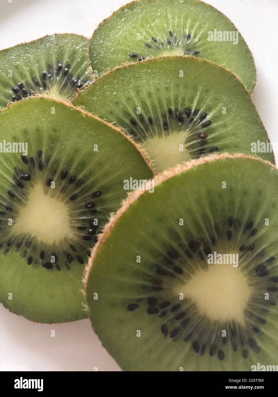 Kiwi slices - Smartphone Captured Stock Image