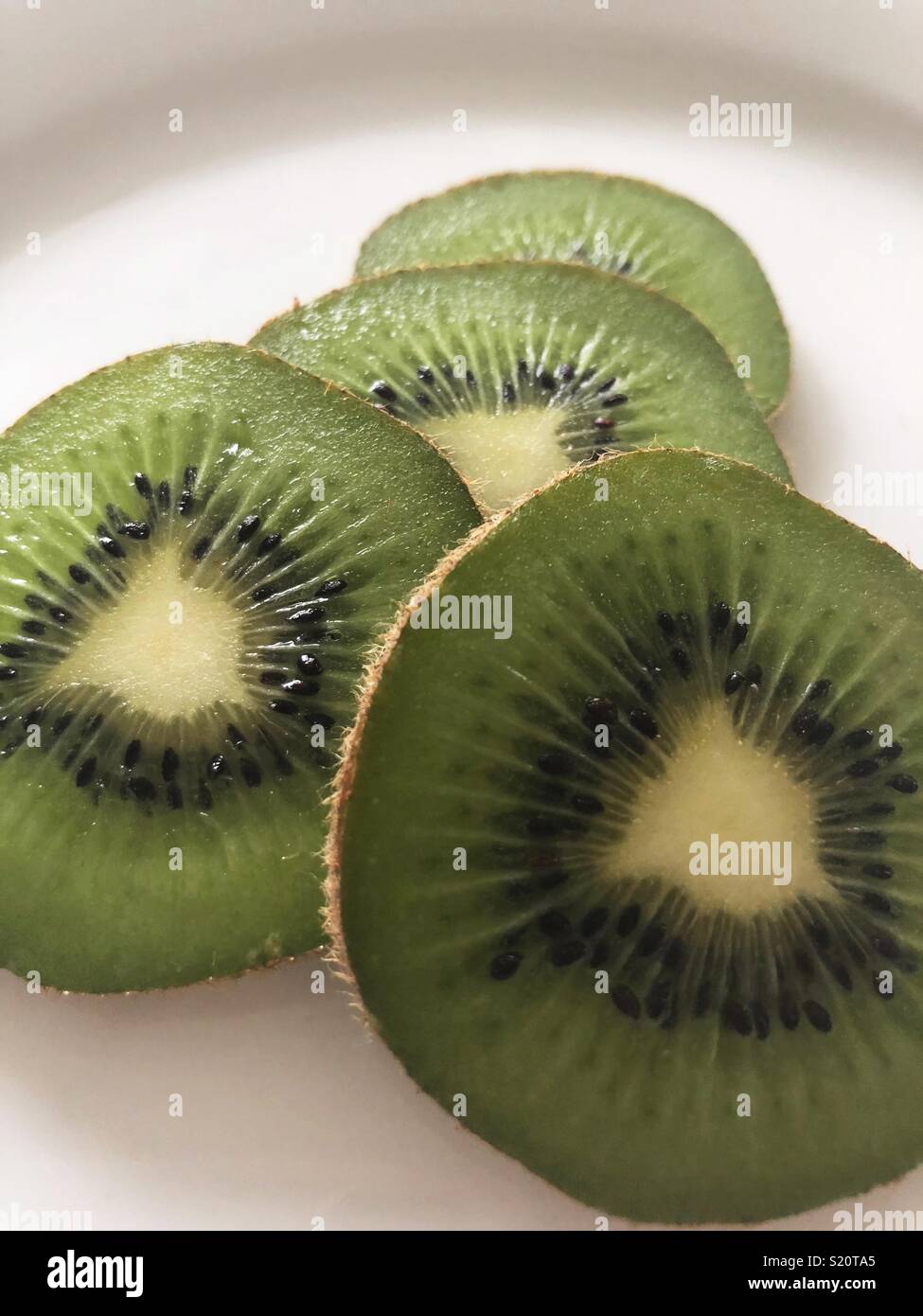 Kiwi slices - Smartphone Captured Stock Image