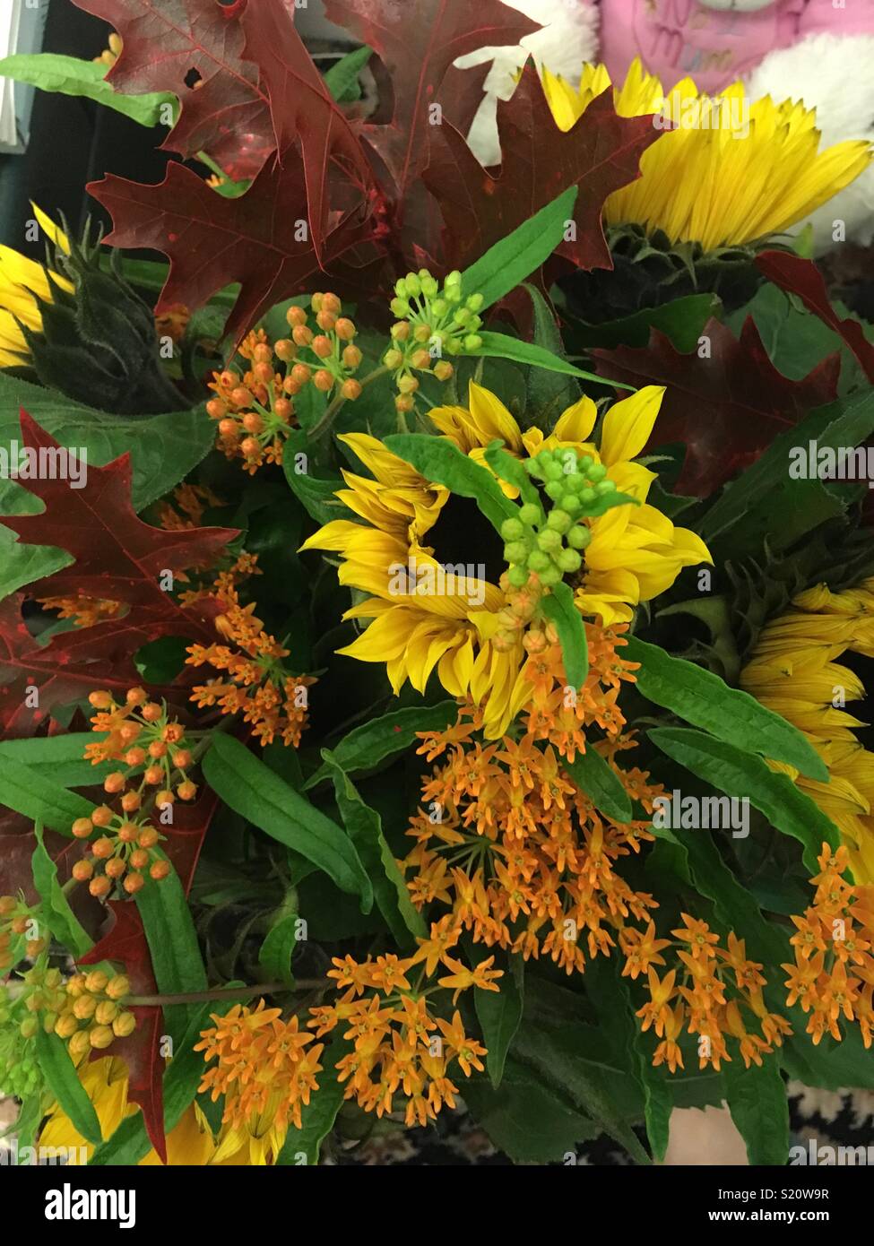 Bunch of yellow flowers Stock Photo Alamy