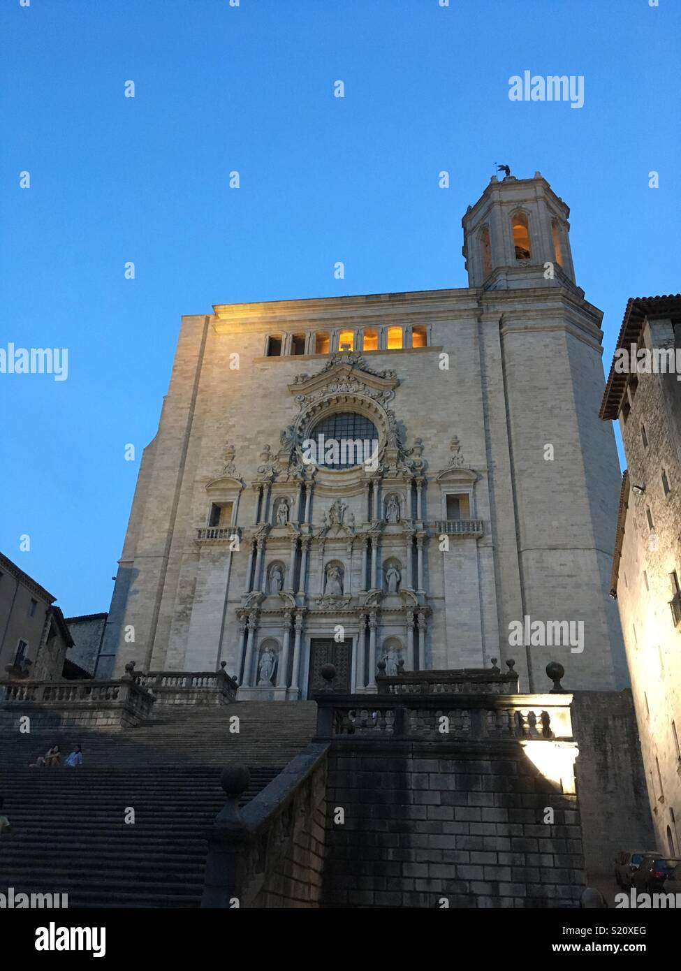 Girona Cathedral Stock Photo