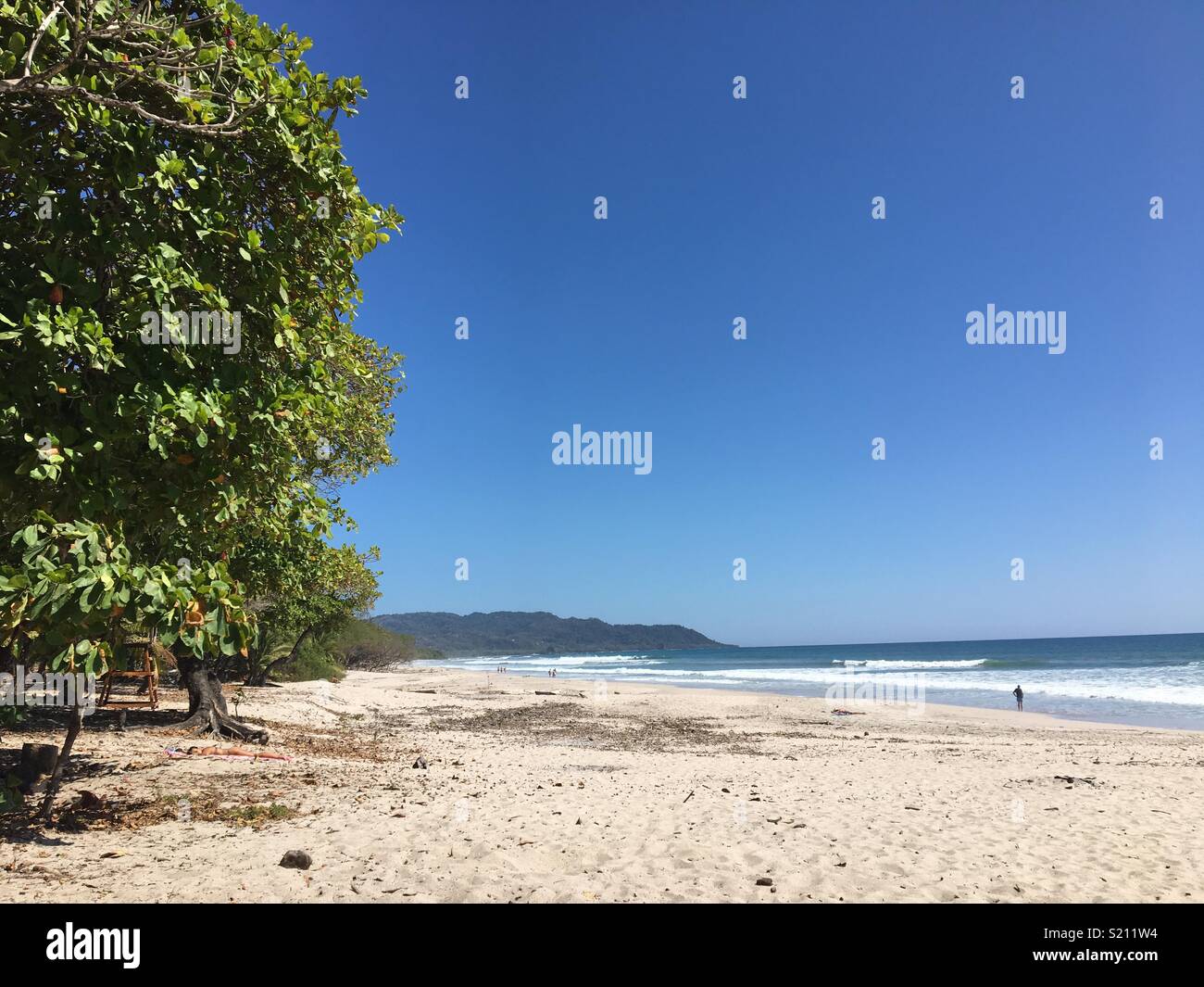 Santa Teresa beach in Costa Rica Stock Photo
