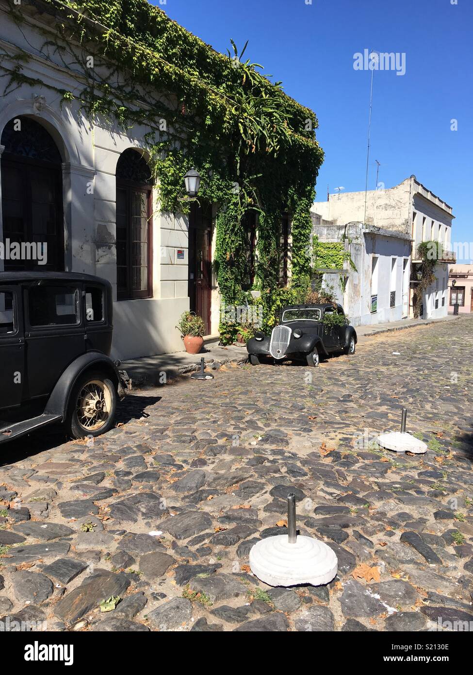 Transport of the day in Colonia Uruguay Stock Photo Alamy