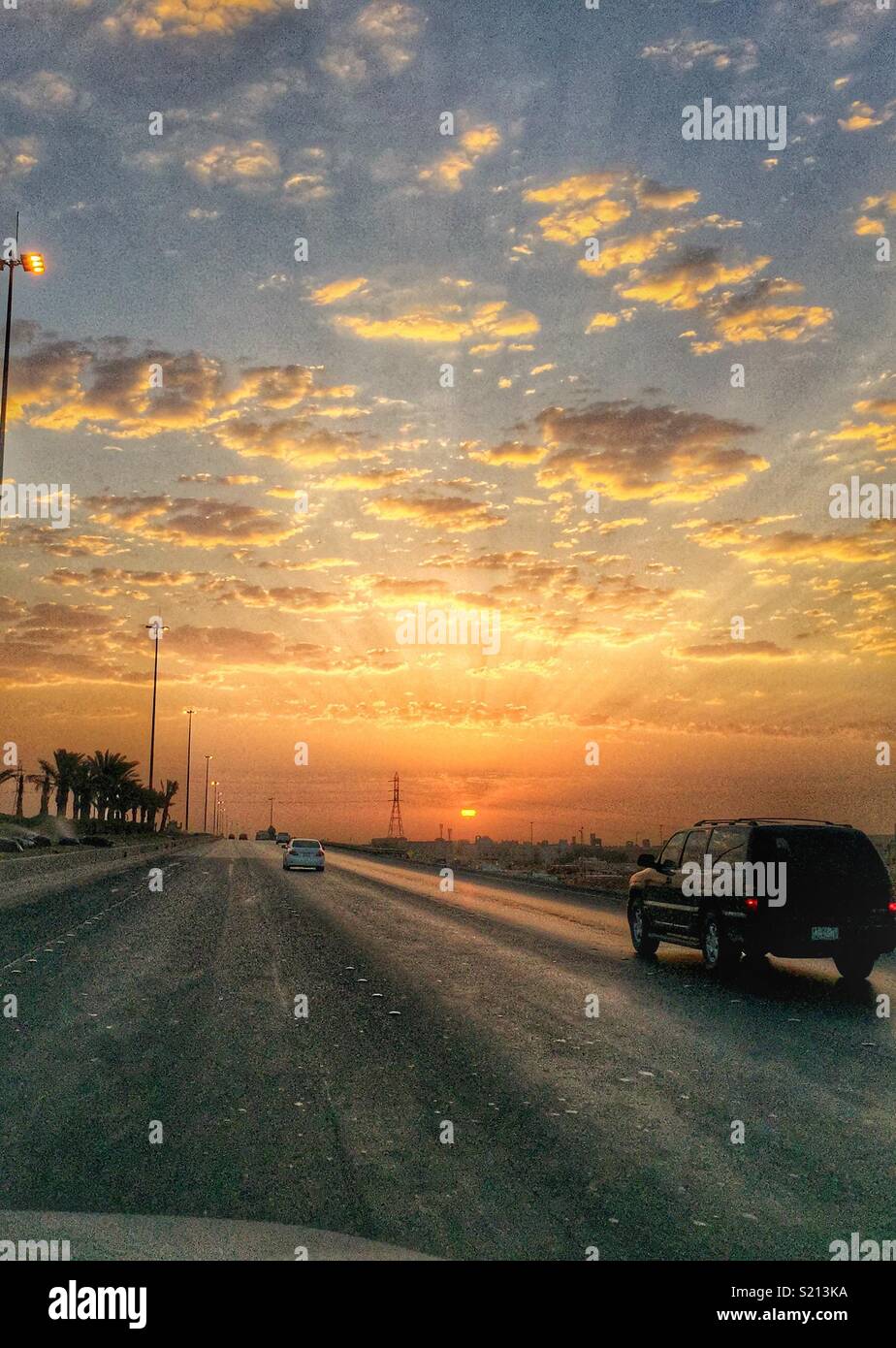 Dammam Road, Riyadh, Saudi Arabia Stock Photo - Alamy