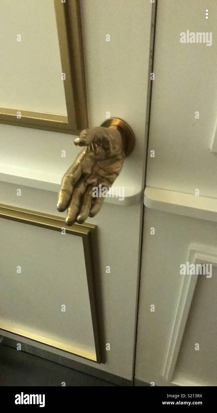 Golden Handshake Stock Photo Alamy