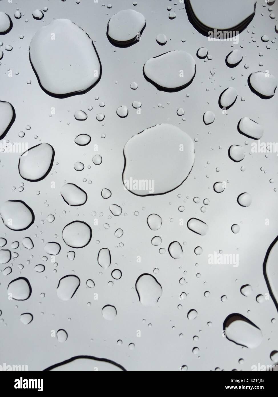 Water droplets on glass Stock Photo Alamy
