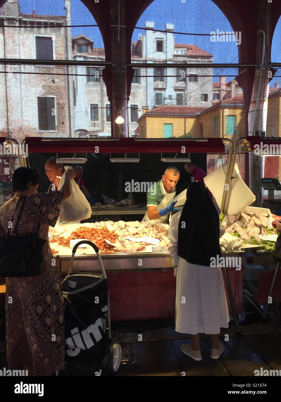 Rialto Market, Venice 2017 Stock Photo