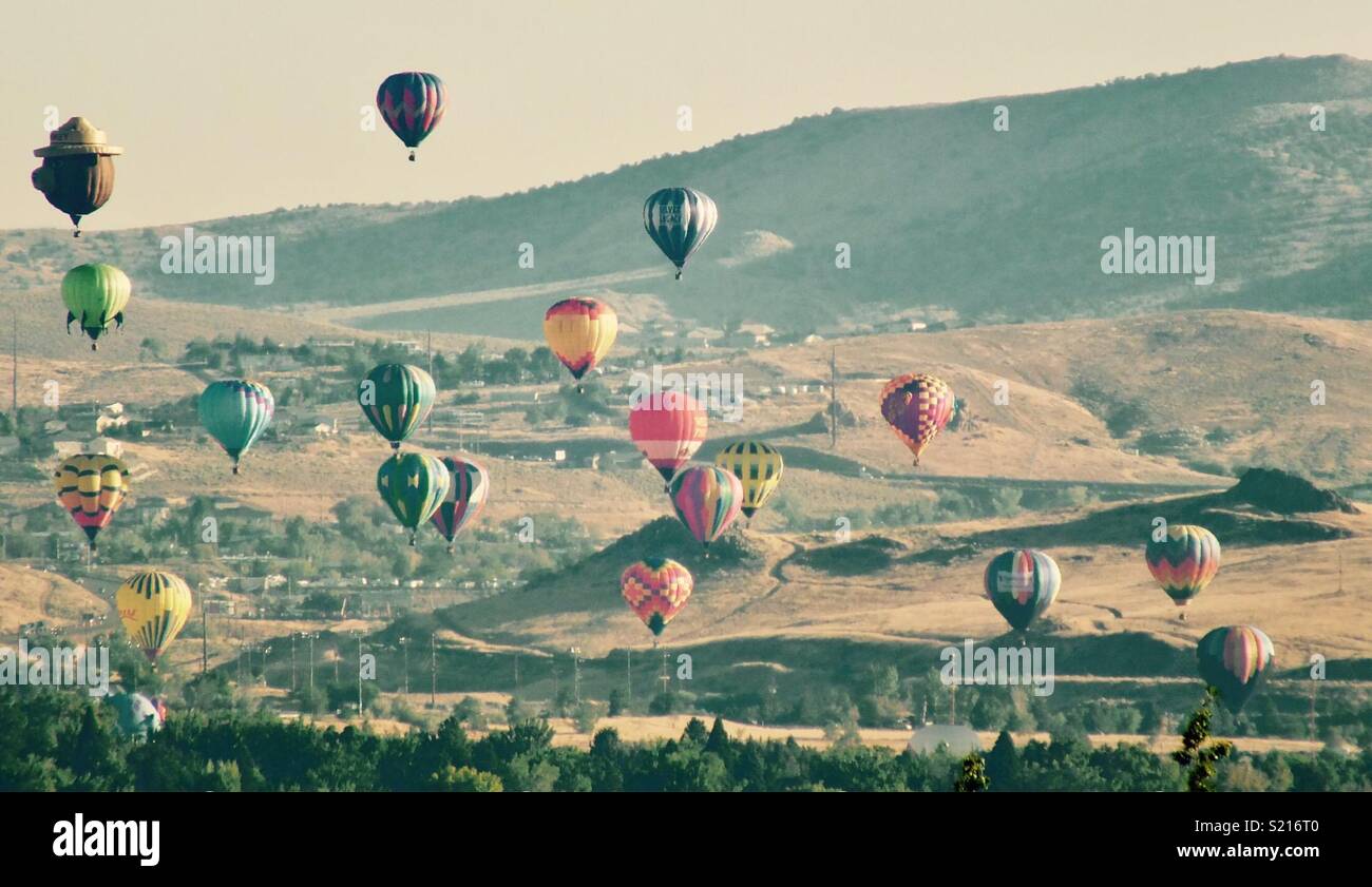 Reno Balloon Festival Stock Photo Alamy