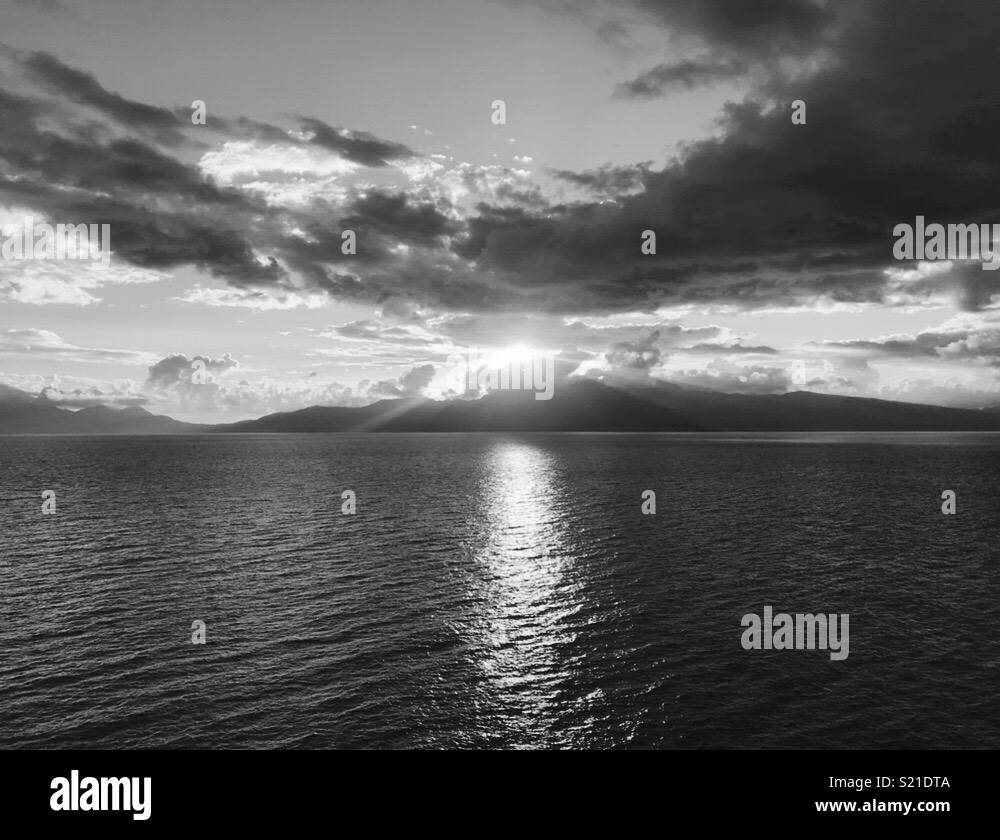 Caribbean view Black and White Stock Photos & Images - Alamy
