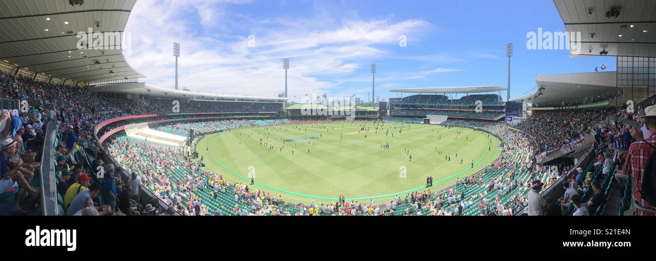 Sydney Cricket Ground Panoramic Stock Photo Alamy