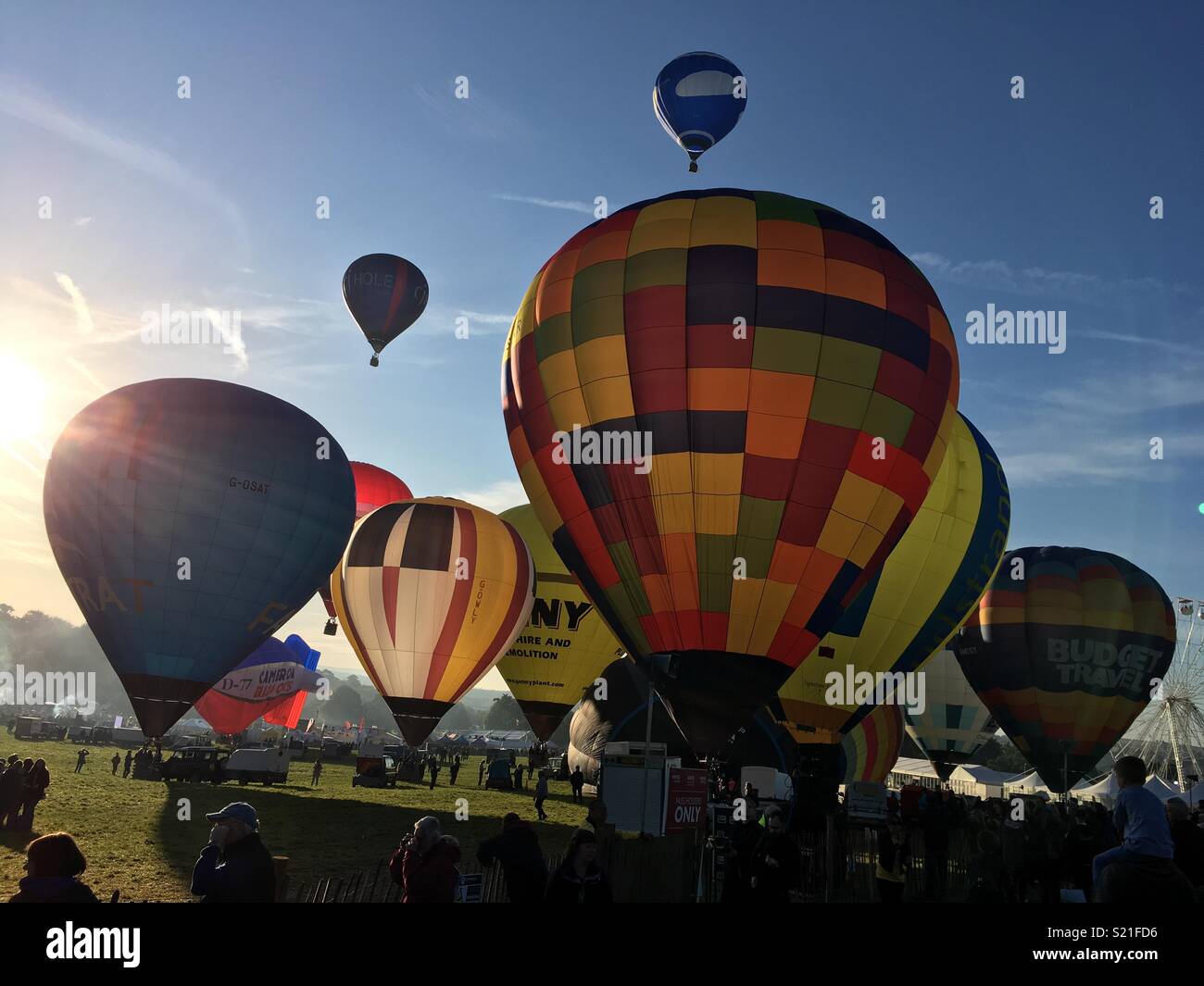 Bristol balloon festival Stock Photo Alamy