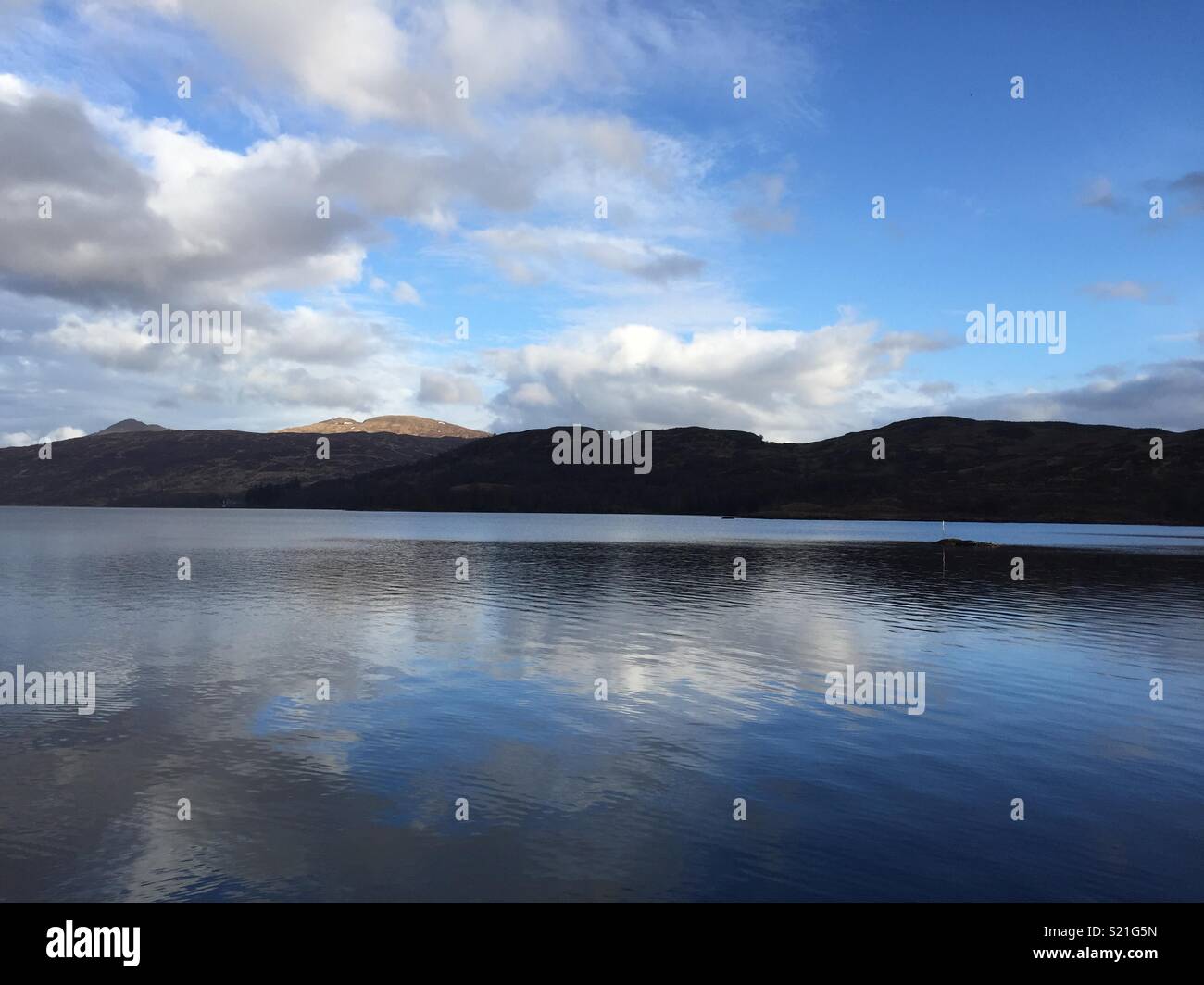 24/04/18 Loch Katrine, Stronachlachar,  The Trossachs, Scotland Stock Photo
