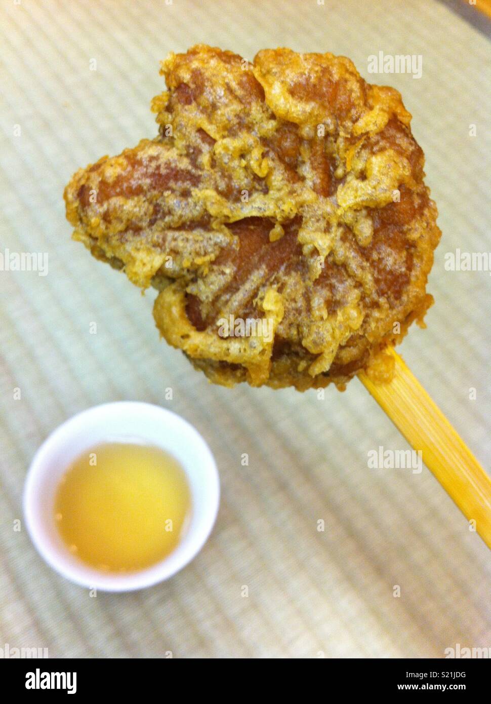 Japan momiji manju sweet snack Hiroshima Miyajima Stock Photo