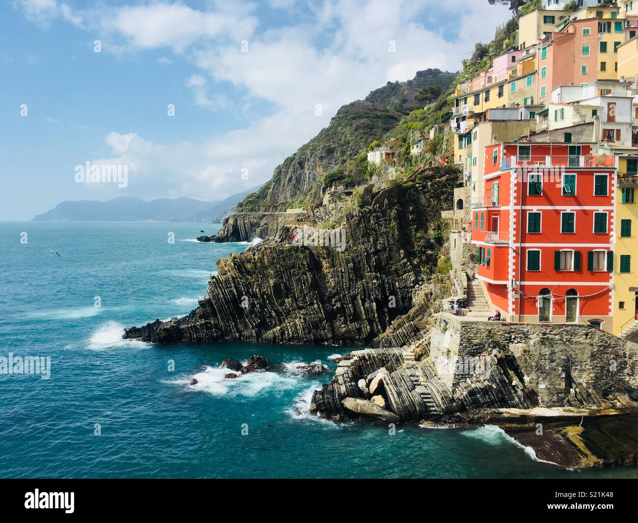 Italian coast Stock Photo