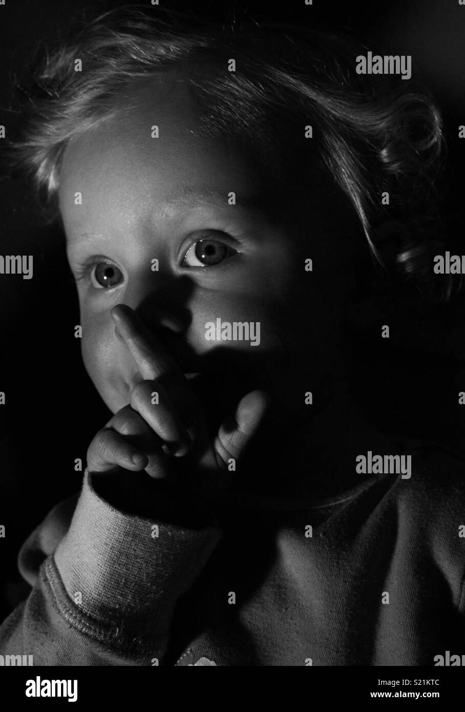 Hush don’t say a word Stock Photo Alamy