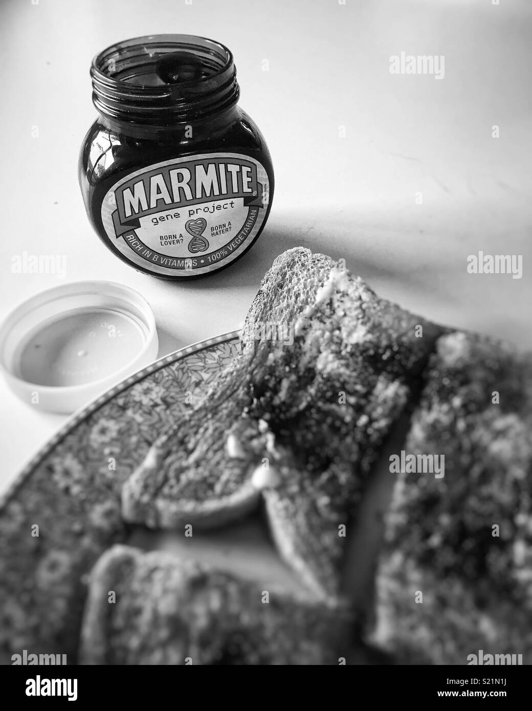 Black marmite jar Black and White Stock Photos & Images - Alamy