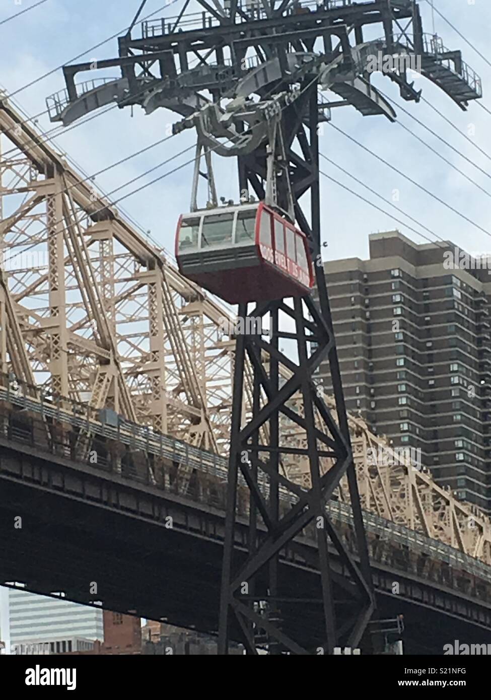 New York cable car Stock Photo Alamy