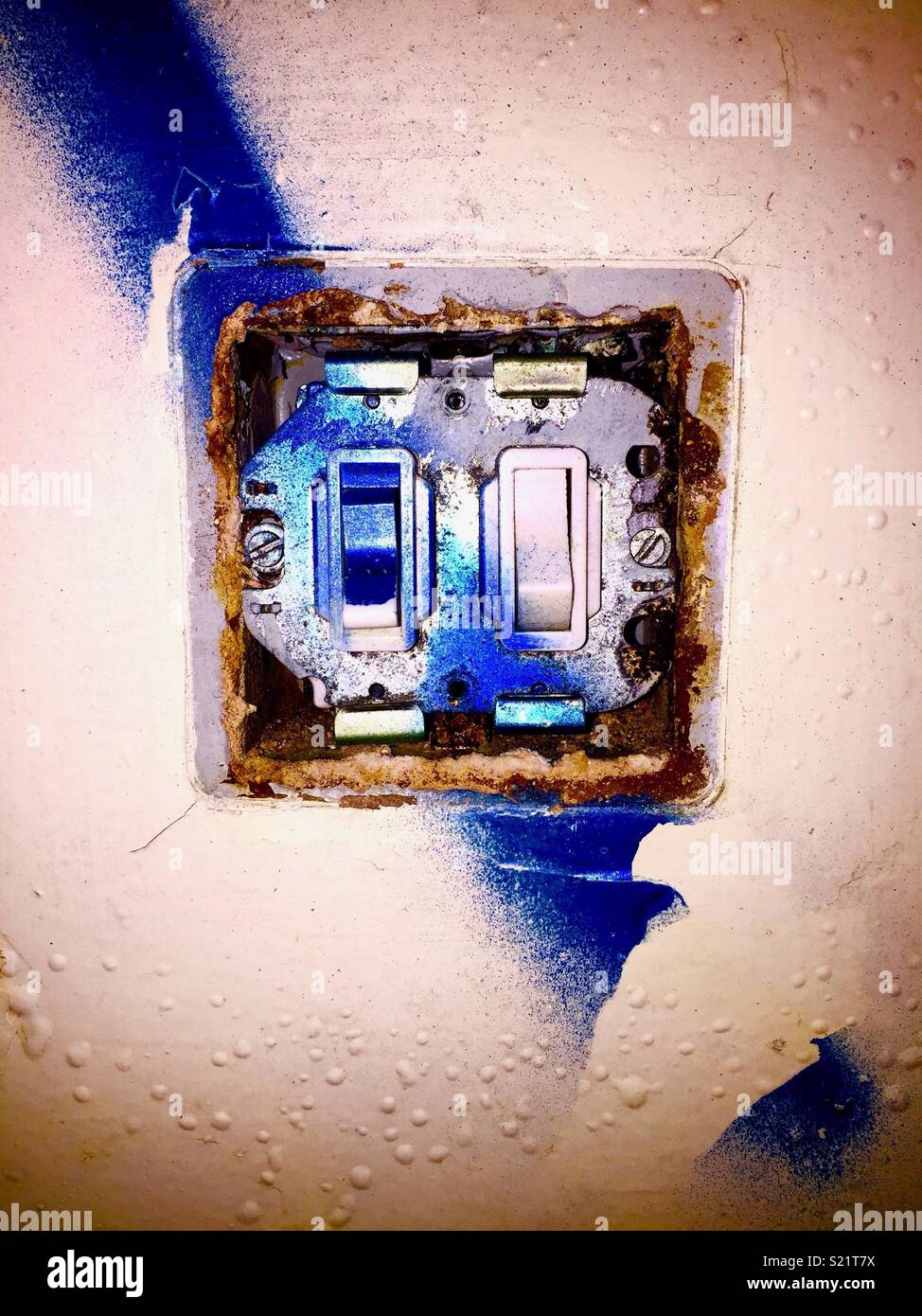 Blue switch hi-res stock photography and images - Alamy