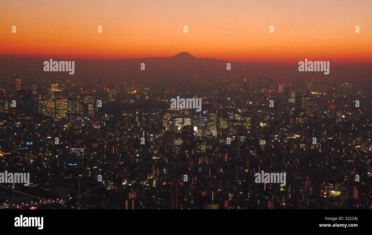 Tokyo japan cityscape mt fuji hi-res stock photography and images - Alamy