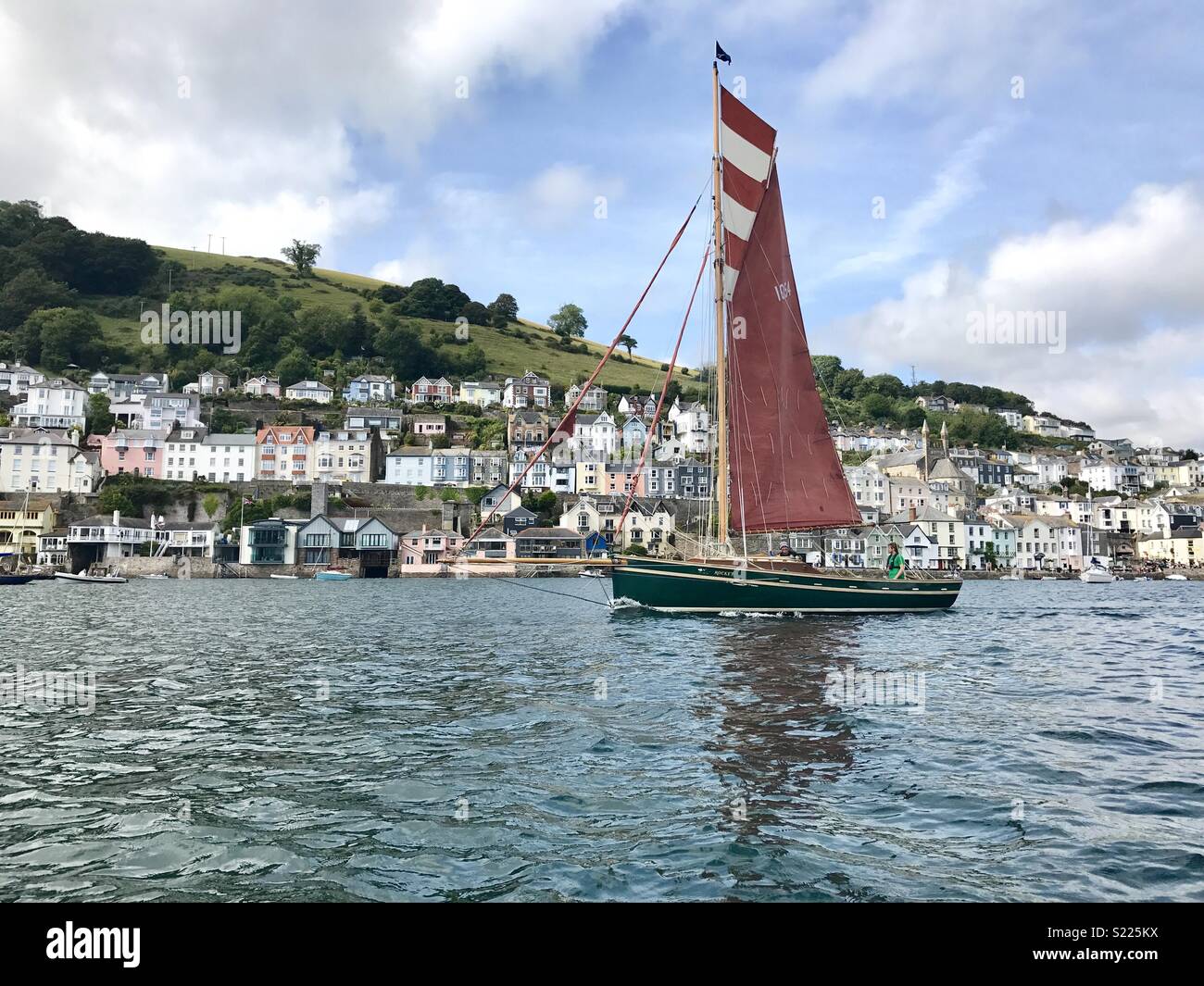 Dartmouth sailboat Stock Photo