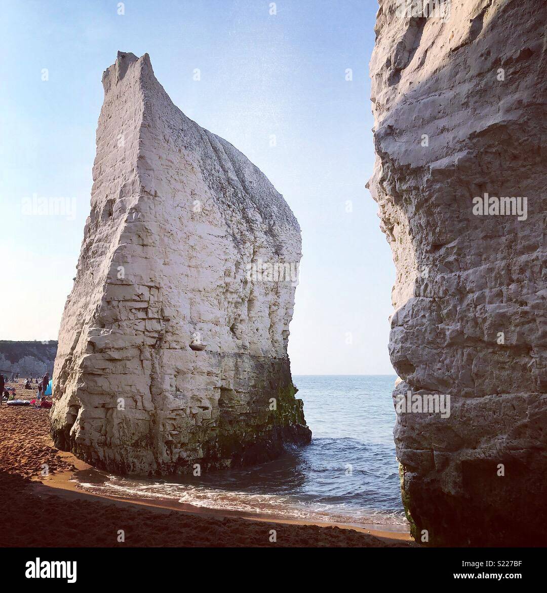 Stunning Botany Bay in Kent Stock Photo Alamy