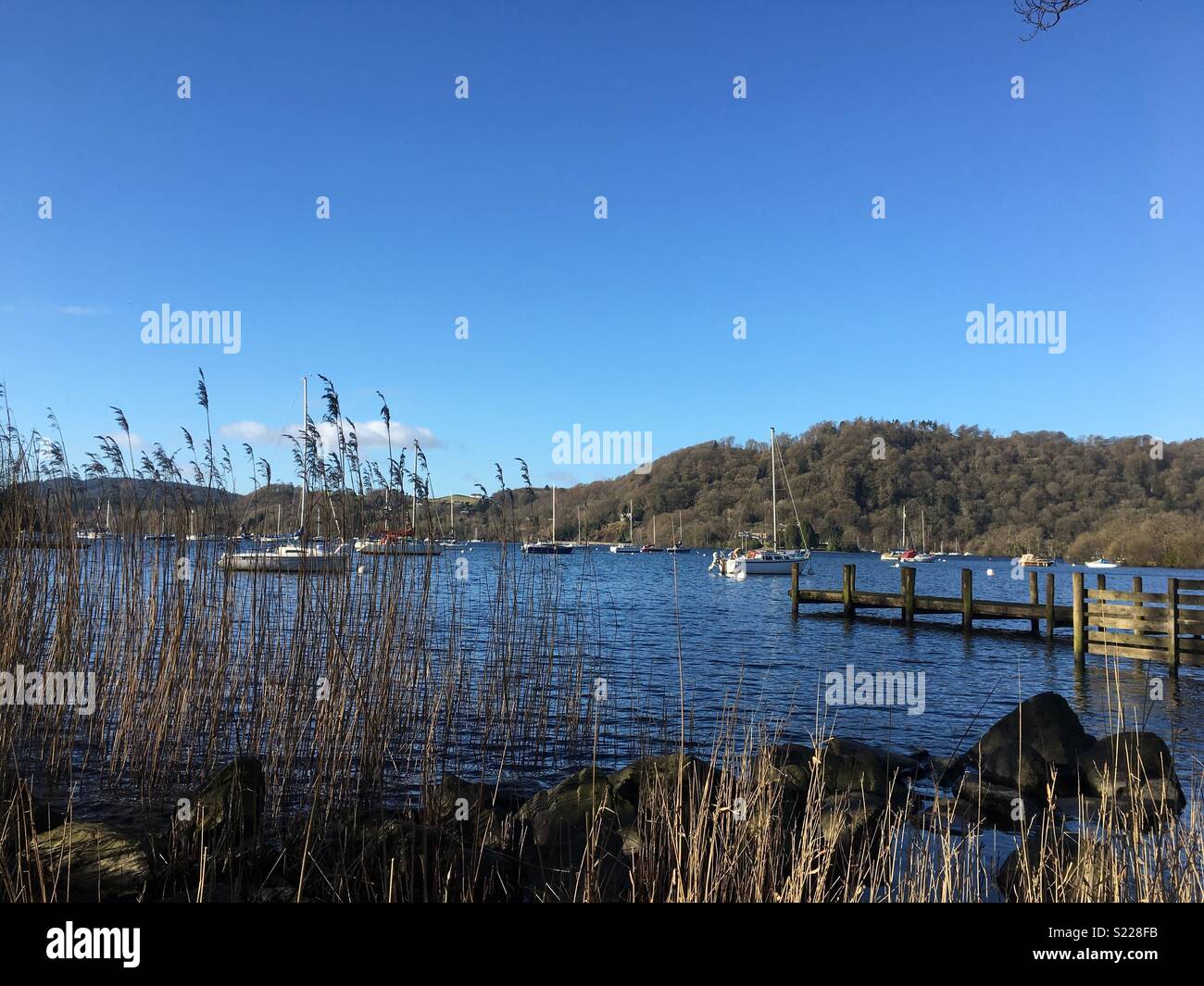 Lake Windermere, Bowness on Windermere Stock Photo Alamy