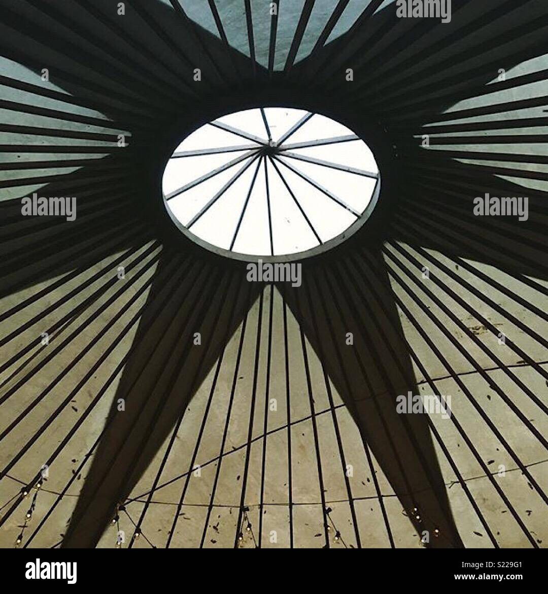 Yurt canopy Stock Photo