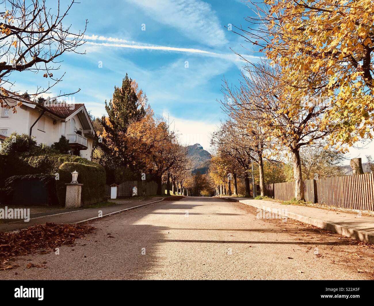 Whilst staying in Germany Last year I couldn’t stop taking photos. I’d never been to Germany and couldn’t believe how photogenic it was. This is looking down the street that our b&b was on. Nov 17 Stock Photo